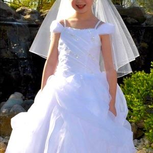 Communion dress size 7